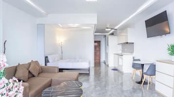Apartament | Sala d'estar | Televisor de pantalla plana, Netflix i serveis de streaming