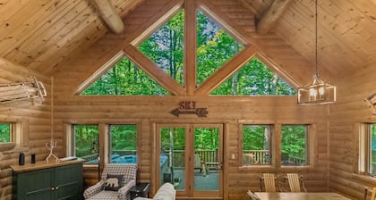Boyne Mountain Cabin with Hot Tub Next to Skiing and Golf!