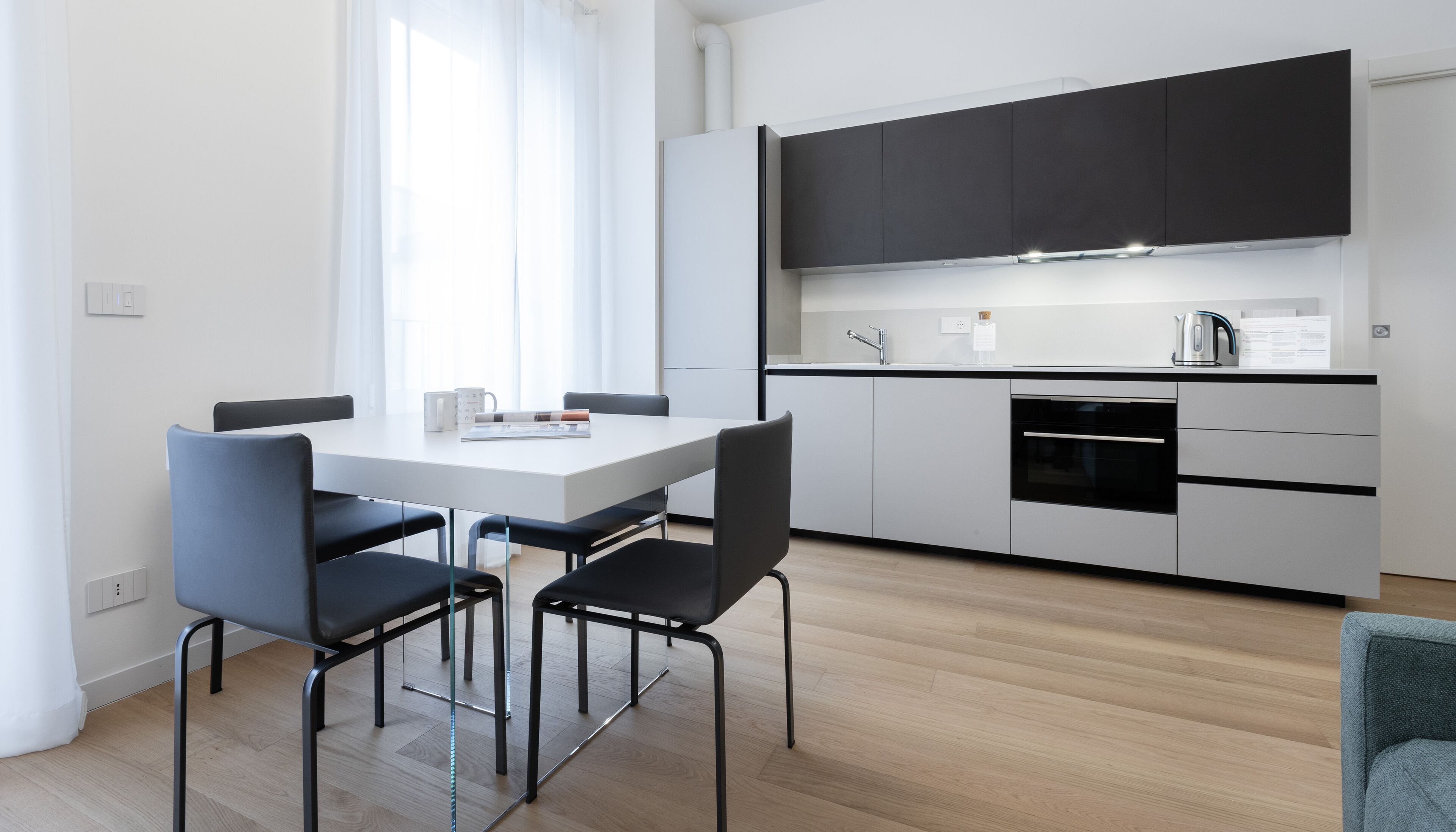 公寓 (1 Bedroom) | 私人廚房 | 雪櫃、微波爐、焗爐、爐具