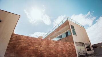 Voorkant van accommodatie