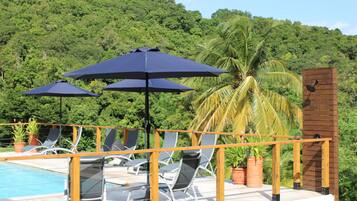 Außenpool, geöffnet von 07:00 Uhr bis 22:00 Uhr, Sonnenschirme