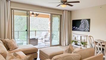 TV connectée, cheminée