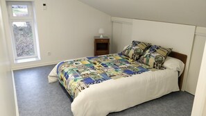 1 bedroom, iron/ironing board, bed sheets