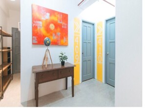 Vista frontal de la propiedad