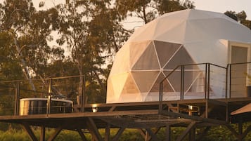Design Cabin, Balcony, Mountain View | In-room safe, blackout drapes, free WiFi, bed sheets