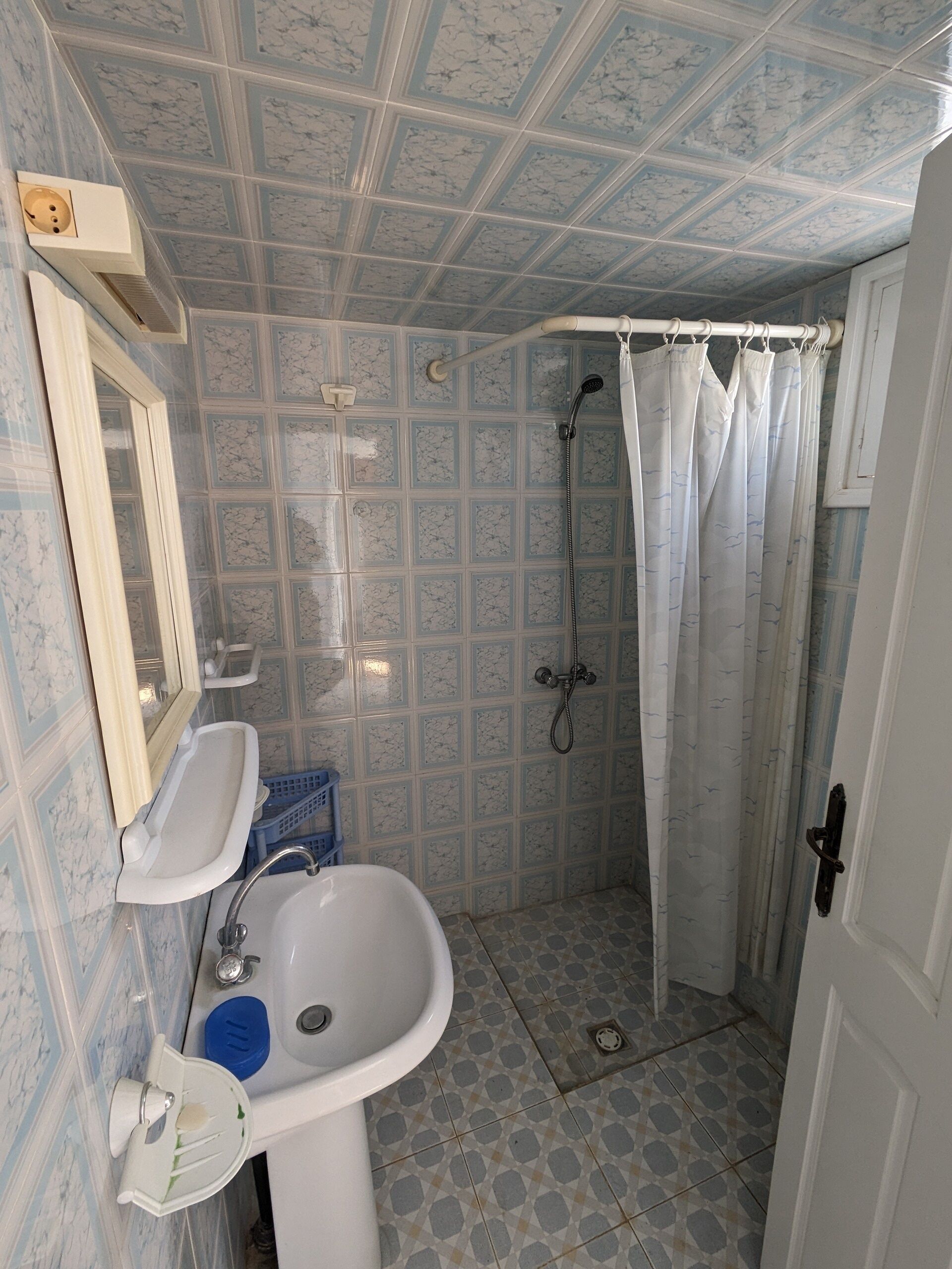 Towels, soap, toilet paper