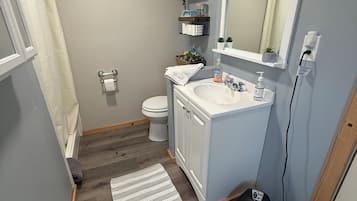 Towels, soap, toilet paper