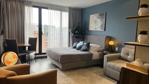 1 bedroom, iron/ironing board, free WiFi, bed sheets - Loft With Hotel Amenities / Coworking / GYM / Room Service (Bogotá)