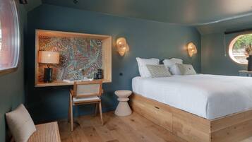 Habitación Premium | 1 dormitorio, caja fuerte, decoración individual y mobiliario individual