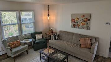 Smart TV, libros, oficina