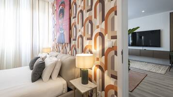 Deluxe-Apartment | 1 Schlafzimmer, Bügeleisen/Bügelbrett, kostenloses WLAN