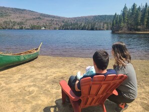 Beach nearby - Chalet Boréal, SPA, LAC & SKI (Saint-Donat-de-Montcalm)