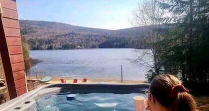 Chalet de l'Auberge: Lake with Beach, SPA & Billiards