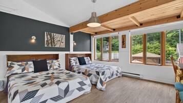4 chambres, bureau, lit de bébé portatif, accès au Wi-Fi (inclus)