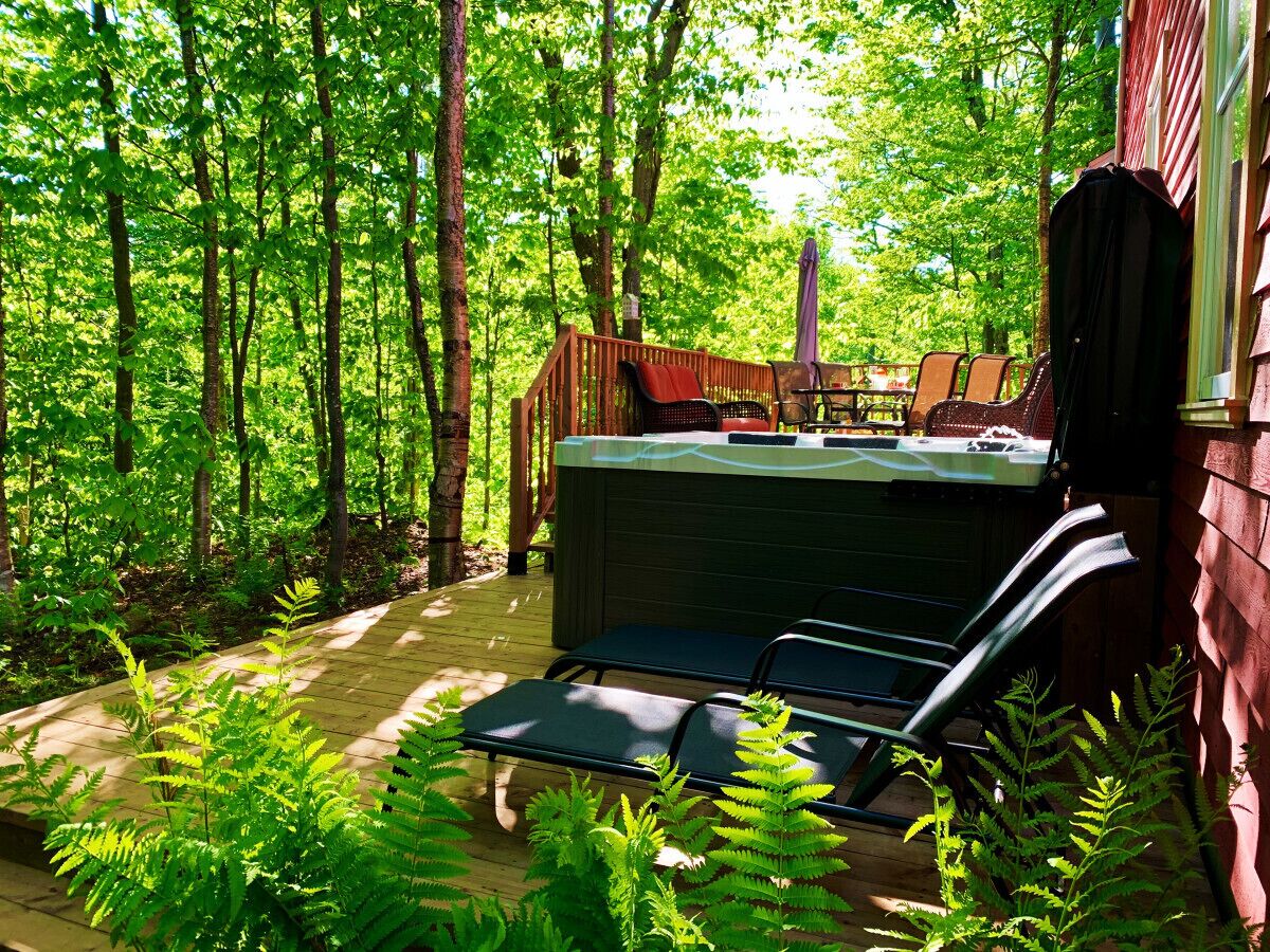 Baignoire à remous extérieure