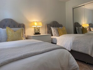 2 habitaciones, cuna de viaje, wifi gratis y ropa de cama 