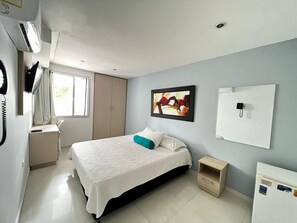 豪華客房 | 1 間臥室、隔音、免費無線上網、床單