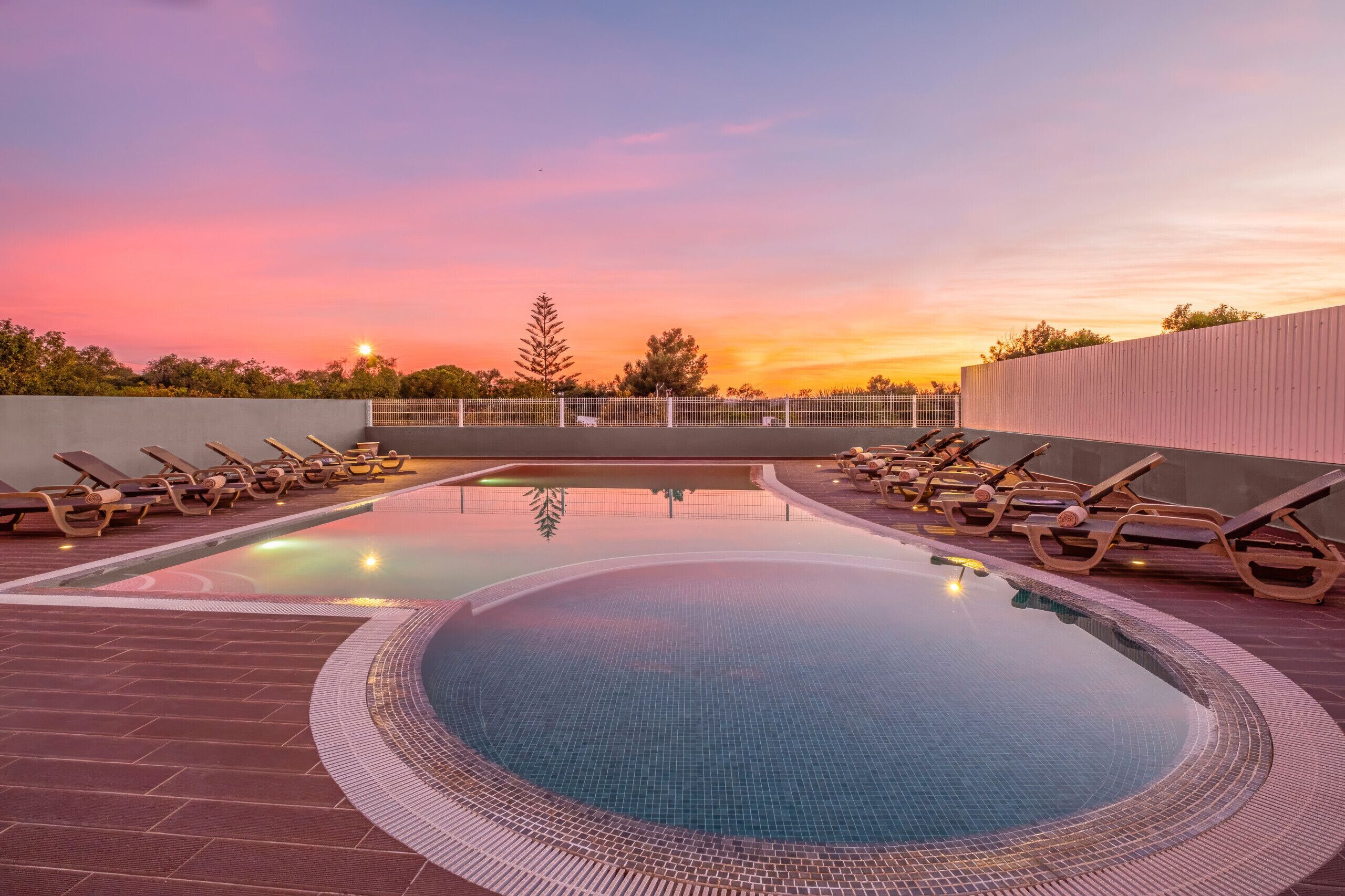 Una piscina climatizada