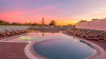 Una piscina climatizada
