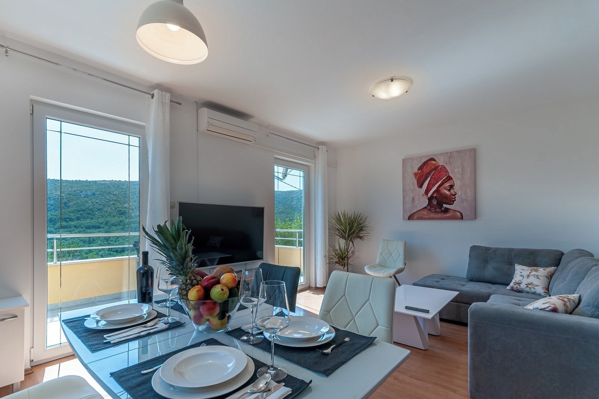 Apartamento conforto | Área de estar | TV de tela plana