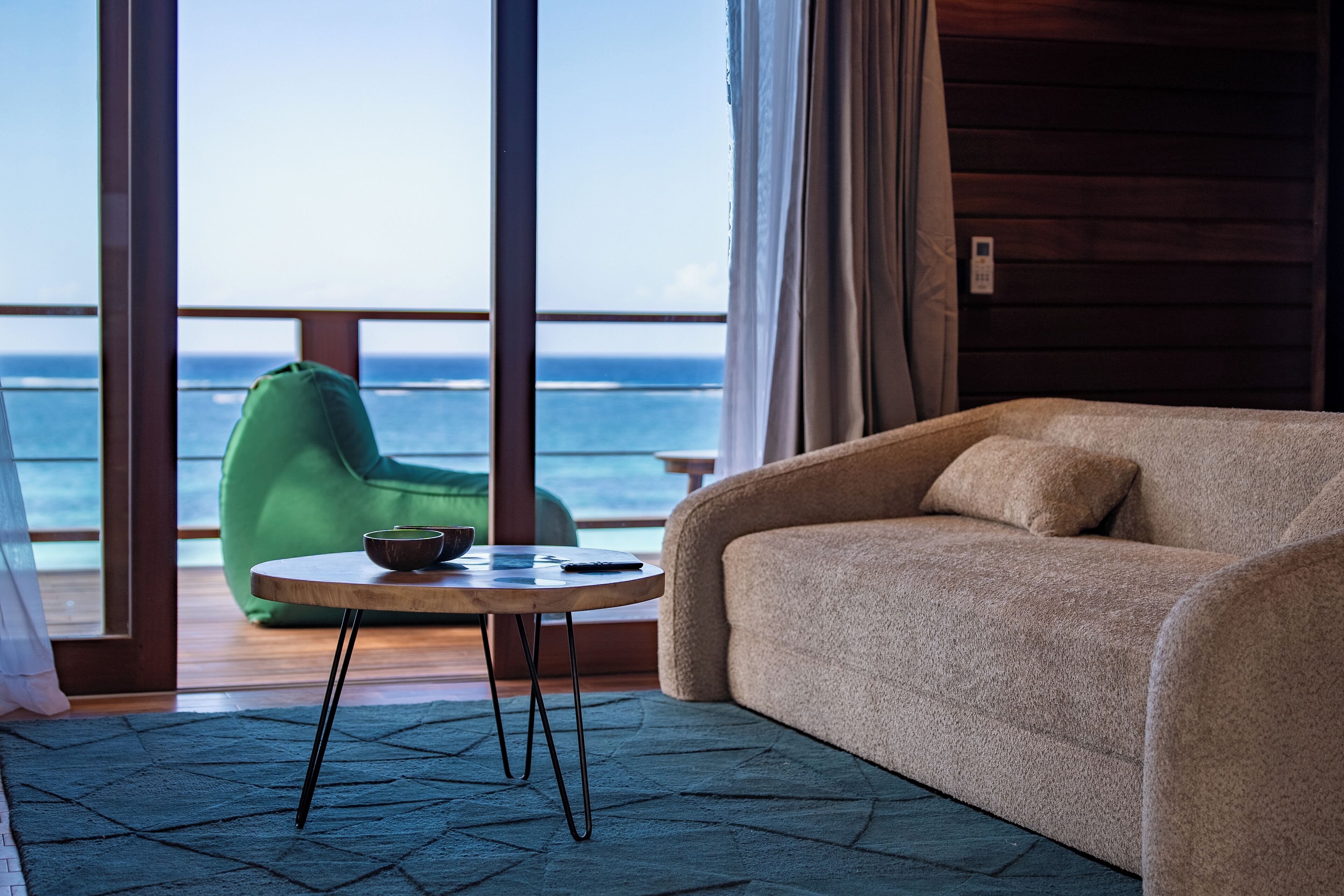 Superior suite, uitzicht op zee | Woonruimte