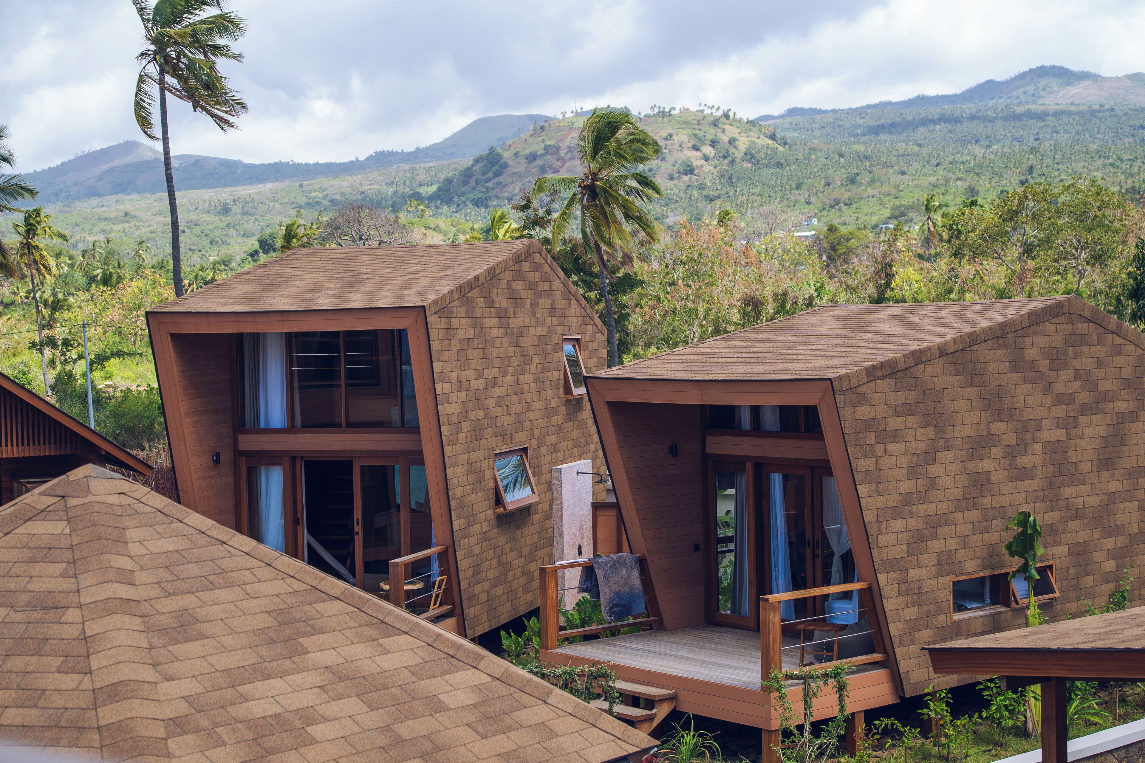 Overnatningsstedets facade