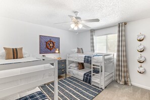 3 bedrooms, iron/ironing board, travel cot, free WiFi