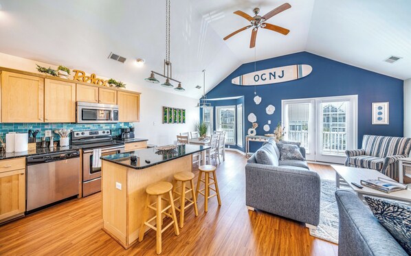 Interior - Newly renovated 3BR/2BA Condo with Rooftop Deck – Walk to Beach and Shops! (Ocean City)