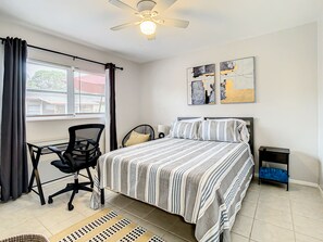 2 chambres, fer et planche Ă repasser, Wi-Fi, draps fournis