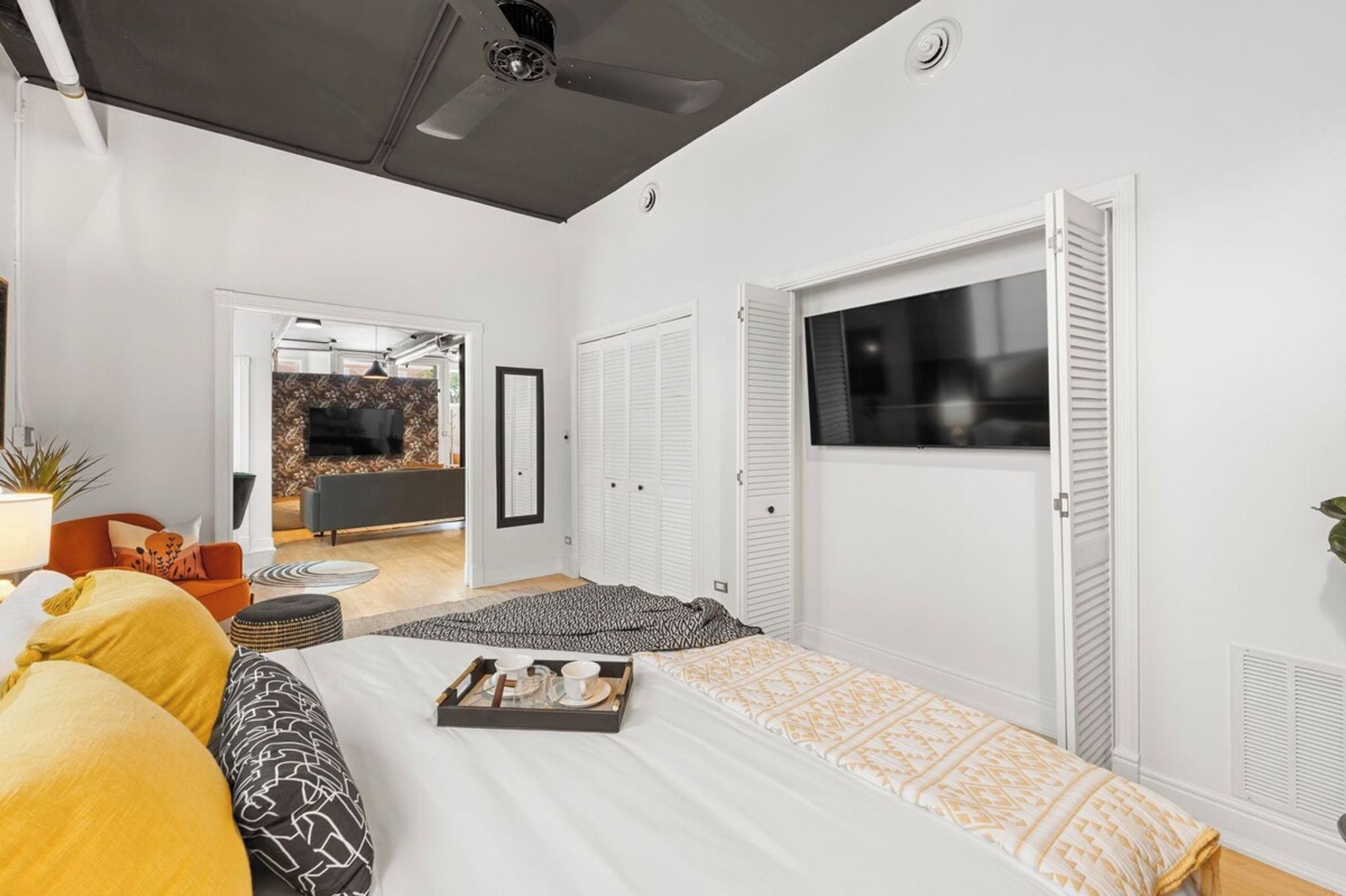 2 chambres, fer et planche à repasser, Wi-Fi gratuit, draps fournis