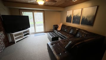 Smart TV, DVD player, table football