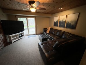 Smart TV, DVD player, table football