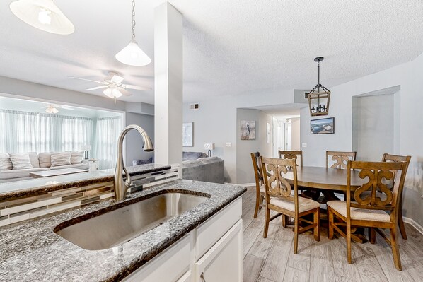 Interior - Charming condo with water views, pool, washer/dryer, & central AC (Myrtle Beach)