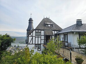 Exterior - Little Rhine View Château (EG) : Apartment at the largest Rhine loop/bend. (Boppard)