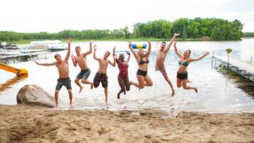 Beach nearby, sun-loungers