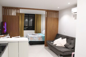 1 soverom, strykejern/-brett, wi-fi og sengetøy