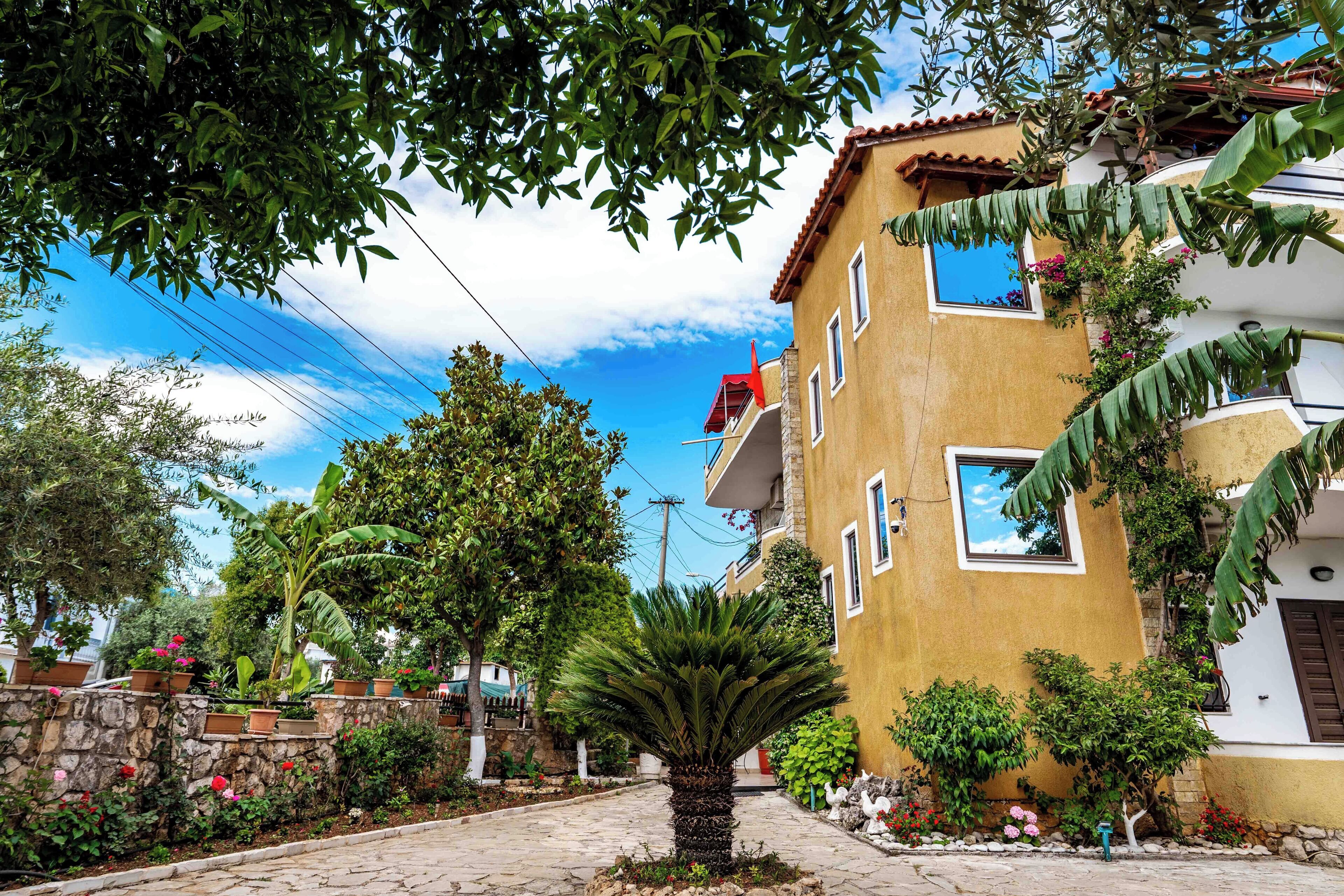 Façade de l’hébergement