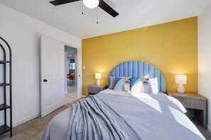 3 bedrooms, desk, travel cot, free WiFi