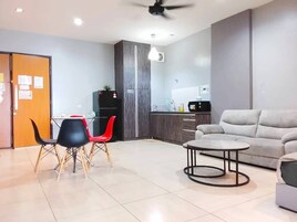 Appartement | Coin séjour | Télévision à écran plat