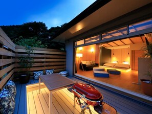 Terrace/patio - Private openair bath BBQ terrace Separate villa pets not allowed Room only plan / Ashigarakamigun Kanagawa (Ashigarakamigun)