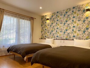 2 chambres, bureau, Wi-Fi gratuit, draps fournis