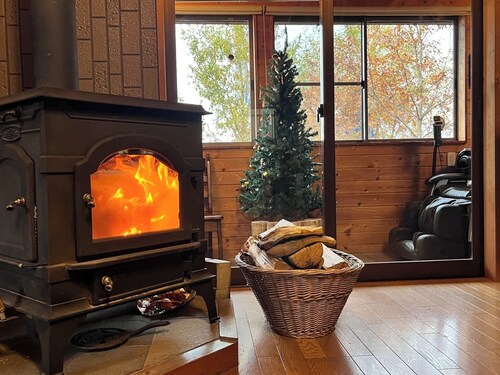 A log house villa for rent 5 minutes by car to La / Takashima Shiga