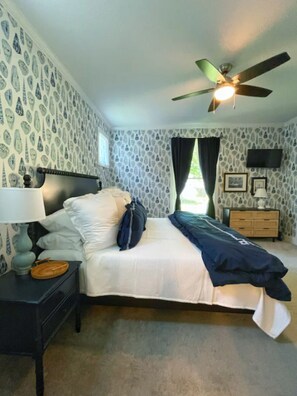 3 bedrooms, iron/ironing board, travel cot, WiFi