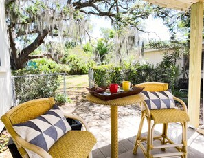 Terrace/patio - A Rare Spanish Revival Retreat - Modern Comfort + Steps to Water & Downtown! (Safety Harbor)