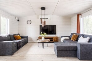 TV, fireplace, stereo