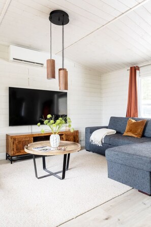 TV, fireplace, stereo