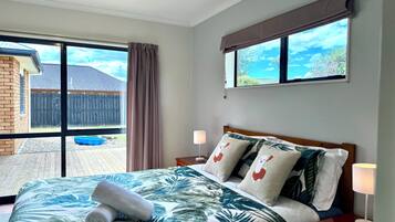 4 dormitorios, tabla de planchar con plancha, wifi gratis y ropa de cama