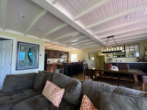 Living area - Beautiful Wisconsin Beach Retreat Lake Lucerne (Crandon)