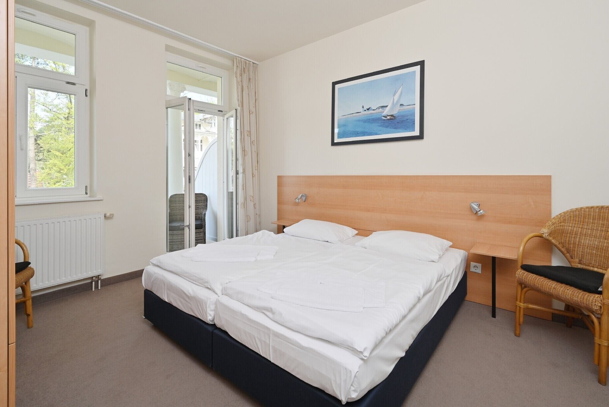 2 Schlafzimmer, Bügeleisen/Bügelbrett, kostenloses WLAN, Bettwäsche