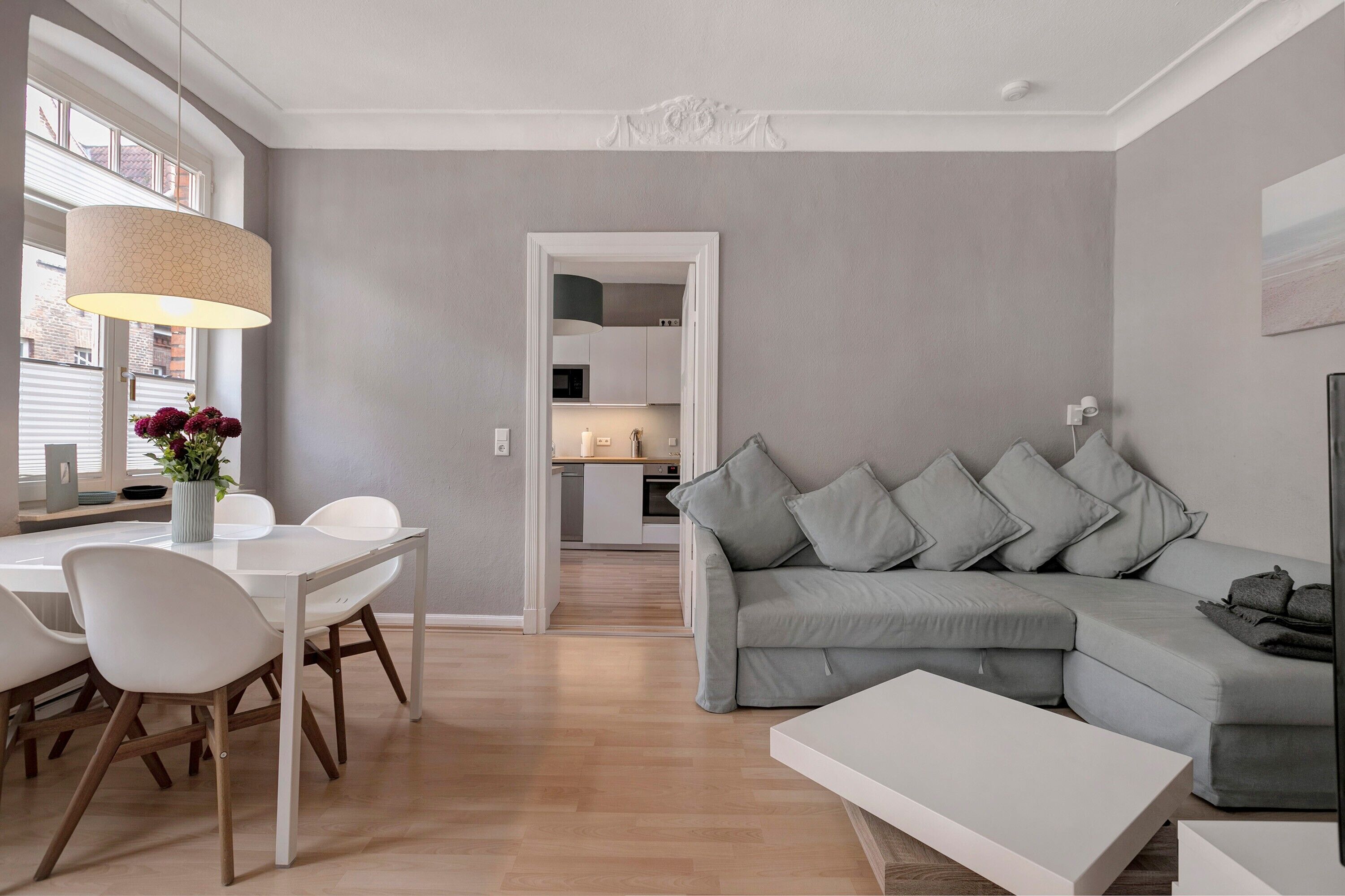 TV, DVD player, stereo